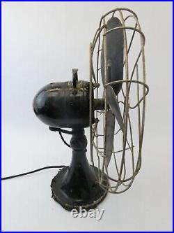 Vintage Used Working Cast Iron Emerson Electric Type 79648-SA Fan 1.4Amp 115Volt
