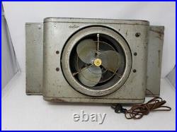 Vintage VORNADO 2-Speed Window Fan D16W1-1 Art Deco WORKS QUIETLY -Adjustable