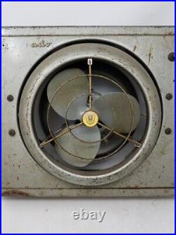 Vintage VORNADO 2-Speed Window Fan D16W1-1 Art Deco WORKS QUIETLY -Adjustable