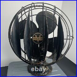 Vintage Victor Electric Fan 13 With Air Spreader Blades Tested And Working