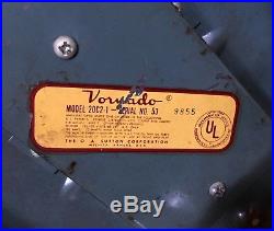 Vintage Vornado 20c2-1 Table Fan Industrial Design Classic Retro Atomic Antique