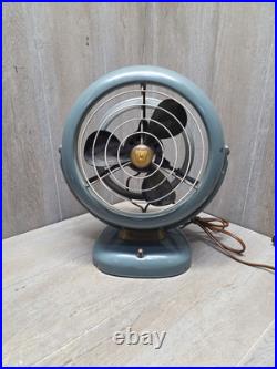 Vintage Vornado Green/Blueish 3 Blade 2 Speed Tested, Working