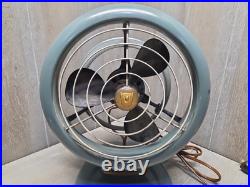 Vintage Vornado Green/Blueish 3 Blade 2 Speed Tested, Working