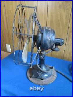 Vintage Western Electric 7804 Brass Blade 12 Electric Fan for restoration