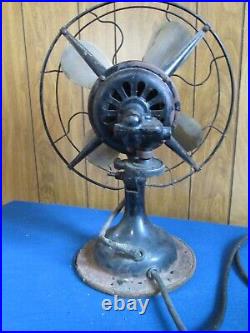 Vintage Western Electric 7804 Brass Blade 12 Electric Fan for restoration