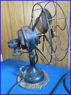 Vintage Western Electric 7804 Brass Blade 12 Electric Fan for restoration