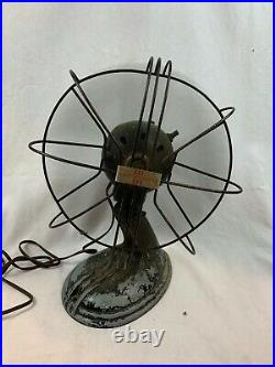 Vintage Westinghouse 1 Speed Oscillating Desk Fan WORKS 649