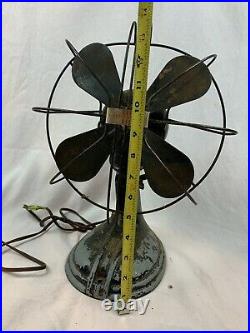 Vintage Westinghouse 1 Speed Oscillating Desk Fan WORKS 649