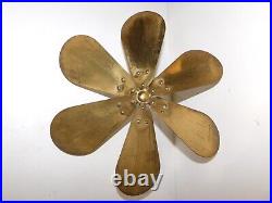 Vintage Westinghouse 12 Fan Brass 6-Blade 164864B