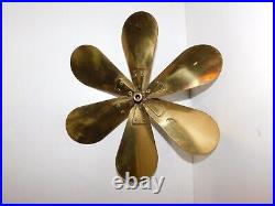 Vintage Westinghouse 12 Fan Brass 6-Blade 164864B