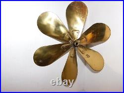 Vintage Westinghouse 12 Fan Brass 6-Blade 164864B