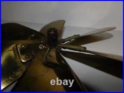 Vintage Westinghouse 12 Fan Brass 6-Blade 164864B