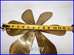 Vintage Westinghouse 12 Fan Brass 6-Blade 164864B