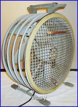Vintage Westinghouse 16RWF Industrial Machine Age UNUSUAL Low Floor Fan