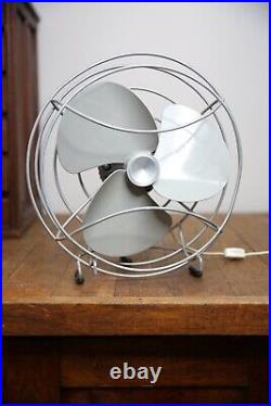 Vintage Westinghouse Electric Floor Fan 10 blades industrial Mid Century Works