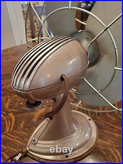 Vintage Westinghouse Fan No 12LA3 Thoroughly Serviced. Rewired Excellent Cond