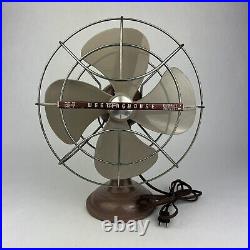 Vintage Westinghouse Table Fan 10-LD2 Fan 10 Working SEE VIDEO