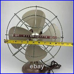 Vintage Westinghouse Table Fan 10-LD2 Fan 10 Working SEE VIDEO