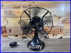 Vintage Westinghouse Whirlwind Fan Black Model 280598 (Circa 1917-1919)