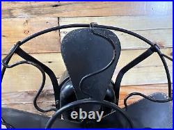 Vintage Westinghouse Whirlwind Fan Black Model 280598 (Circa 1917-1919)