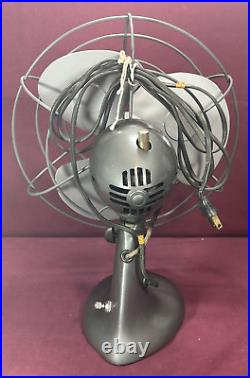 Vintage Westinghouse fan Electric 10 2 Speed Oscillating Art Deco Works Great