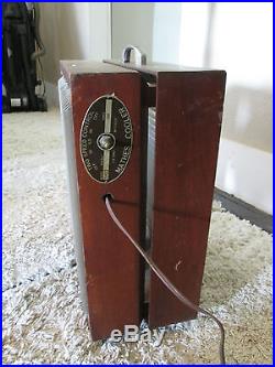 Vintage Wooden Box Fan Antique Mathes Cooler Model 542 2 speed 17