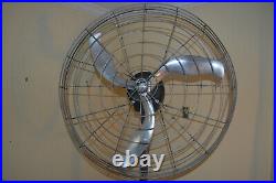 Vintage Zephyr Floor Fan Streamline Moderne Cast Aluminum Blades 1935 R. Budlong