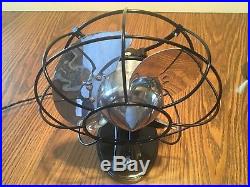 Vintage antique GE electric fan 1931 Bullet nose fan Restored
