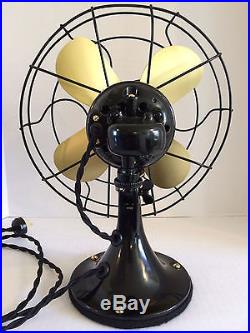 Vintage antique1920s Emerson 10 in oscillating fan all cast iron(Full Restored)