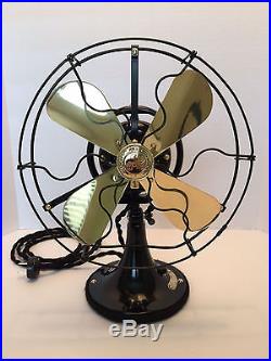 Vintage antique1920s GE Whiz Fan 9 inch oscillating (Restored) Cast Iron Loop