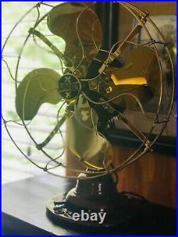 Vintage emerson oscillating electric fan