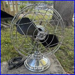 Vtg FRESH'ND AIRE Circulator Table Fan Art Deco Style 3 Speeds Model 5489 PARTS