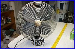 Vtg. HUNTER Div. Of Robbins & Myers ELECTRIC OSCILLATING 18 ART DECO FAN