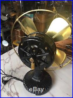 westinghouse 1899 1900 tesla antique brass electric fan