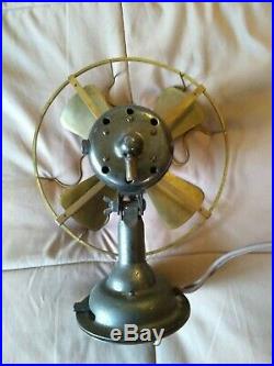 Westinghouse 8-inch Brass Fan ANTIQUE