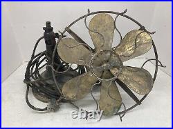 Westinghouse Antique Brass And Iron 6 Blade Fan