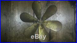 Westinghouse Antique Fan 6 Blade Brass, 12 inch Blade