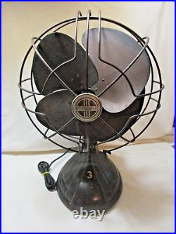 Westinghouse Electric & Mfg. Co. 1936 10 Oscillating Fan, Tilt, 10-SQ-3, Nice