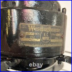 Westinghouse Fan Antique Air Mover 1924 Model 321347, Tested & Works